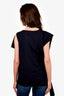 Marni Navy Asymmetric Sleeveless Cotton Top Size 40
