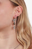 Pre-loved Chanel™ Silver Bow Pearl CC Drop Earrings