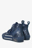Dior Homme Navy Oblique B23 High Top Sneaker Size 38
