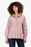 Isabel Marant Etoile Purple Ruffle Lace Collar Blouse Est. Size M
