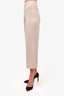 St. John Collection Cream Knit Wide Leg Pants Size 4