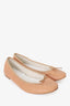 Repetto Beige Leather Bow Ballet Flats Size 39