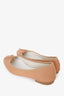Repetto Beige Leather Bow Ballet Flats Size 39
