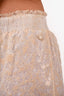 Pre-Loved Chanel™ 2014C Runway Floral Latex Shorts Size 36