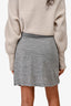 T by Alexander Wang Grey Marl Stretchy Mini Skirt Size S