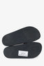 Gucci Black/Red Monogram Signature Slide Size 36