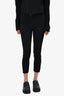 Dolce & Gabbana Black Elastic Waist Pants Size 38