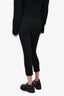 Dolce & Gabbana Black Elastic Waist Pants Size 38