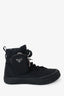 Prada Black Re-nylon High Top Sneaker with Pouch Size 40