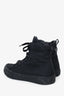 Prada Black Re-nylon High Top Sneaker with Pouch Size 40