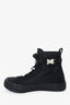 Prada Black Re-nylon High Top Sneaker with Pouch Size 40