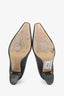 Bottega Veneta Black Leather Almond Close Toe Pumps Size 39.5