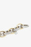David Yurman Sterling Silver/18K Yellow Gold Two-Tone Oval Link Chain Bracelet