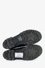Christian Dior Black Brushed Calfskin Lace Up Derby Shoes Size 38