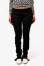 Prada Black Trousers with Zip Detail Size 42
