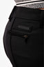 Prada Black Trousers with Zip Detail Size 42