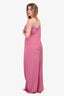 The Row Pink Silk Maxi Dress Size M