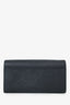 Louis Vuitton 2018 Black Empreinte Leather Sarah Wallet with' EB' Initials