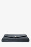 Louis Vuitton 2018 Black Empreinte Leather Sarah Wallet with' EB' Initials