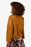 Hermes Brown Cashmere Paletot Jacket Size 34