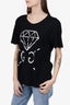 Gucci Black Dimond Print T-shirt size Medium