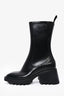 Chloe Black Rubber 'Betty' Boots Size 38
