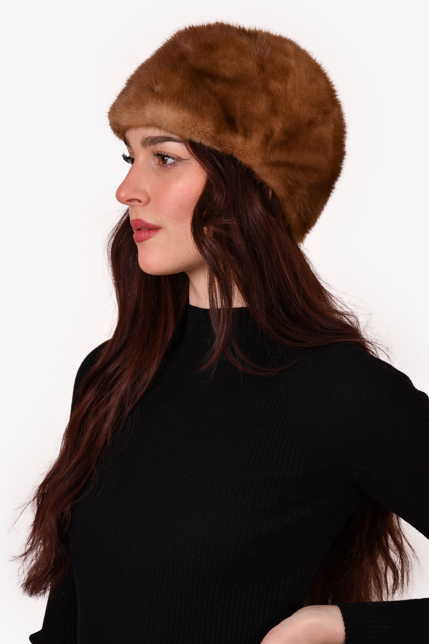 Saint Laurent Black Furfelt/Cotton Large Brim Hat – Mine & Yours