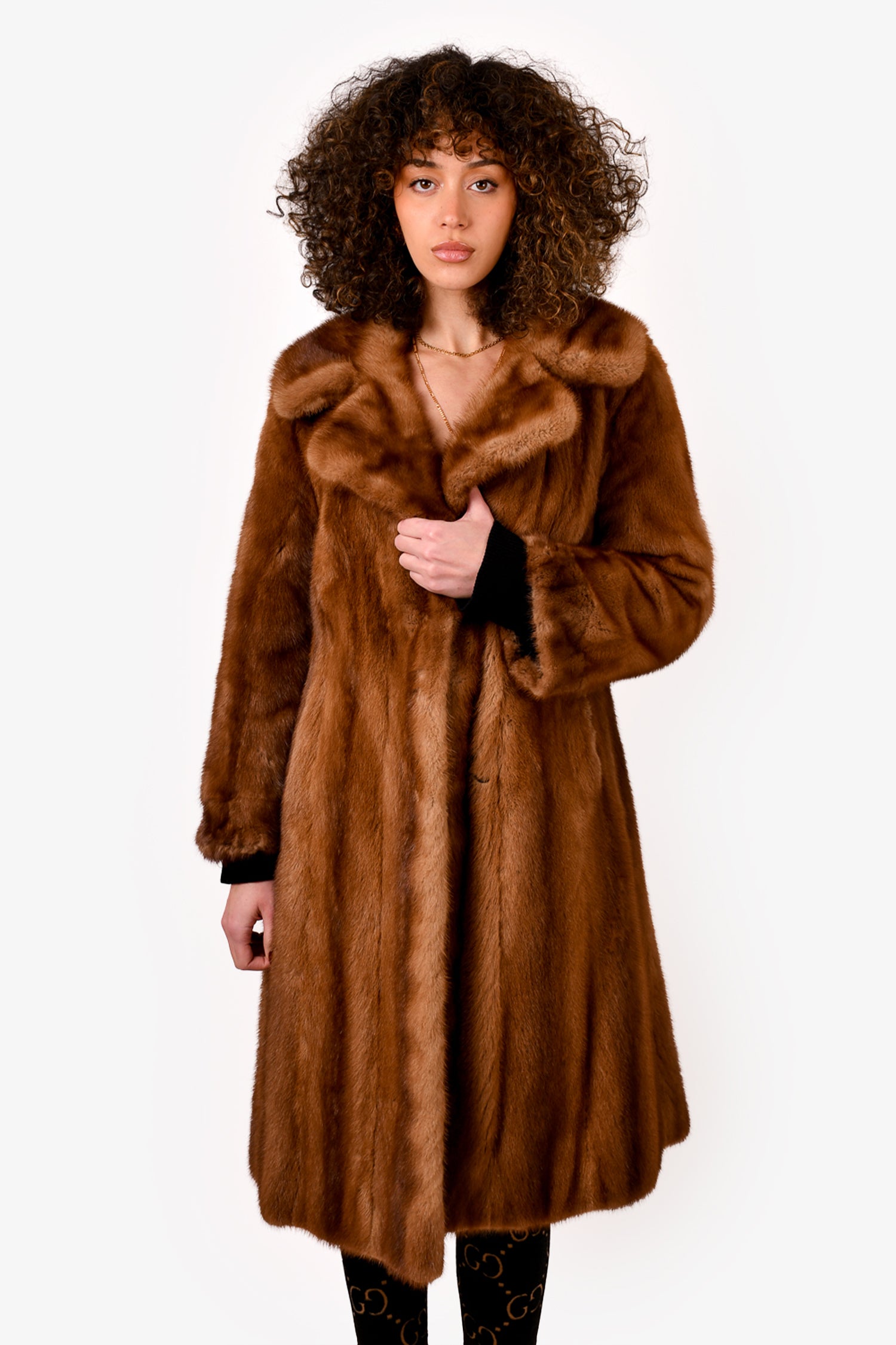 Vintage Brown Canadian Demi Buff Mink Fur Coat Size 4 – Mine & Yours