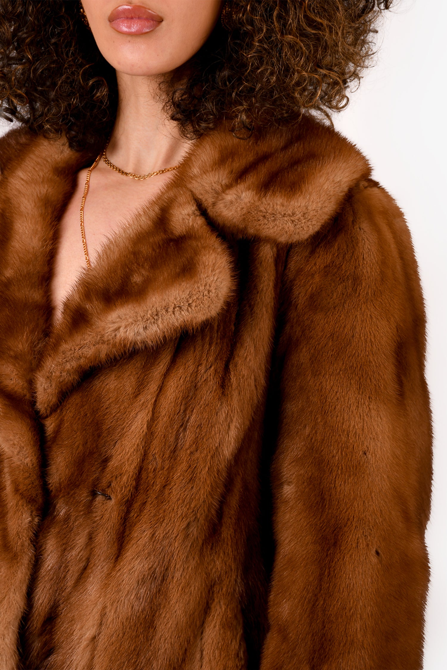 Vintage Brown Canadian Demi Buff Mink Fur Coat Size 4 – Mine & Yours