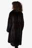Vintage Dark Ranch Mink Fur Coat Size 8-10