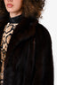Vintage Dark Ranch Mink Fur Coat Size 8-10