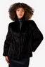 Vintage Black/Brown Mink Fur Coat Size 6