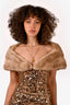 Vintage Taupe Mink Fur Stole Wrap Scarf