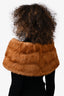 Vintage Brown Chinese Mink Fur Stole