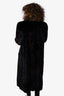Vintage Dark Ranch Mink & Fox Fur Coat Size 6