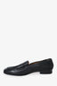 The Row Black Leather Adam Loafer Size 40