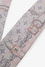 Louis Vuitton Pink Monogram Silk Confidential Bandeau Twilly