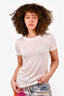 James Perse White Knit T-Shirt Size 1