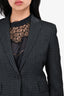 Akris Grey Houndstooth Blazer Size 4