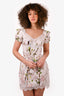 Dolce & Gabbana White Floral Dress Size 40