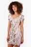 Dolce & Gabbana White Floral Dress Size 40