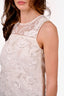 Vanessa Bruno White Lace High Neck Sleeveless Top Size 34