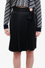 3.1 Phillip Lim Black Pleated Ring Waistband Skirt Size 0
