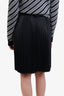 3.1 Phillip Lim Black Pleated Ring Waistband Skirt Size 0