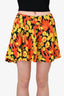 Loewe x Paula's Ibiza Orange Printed Mini Shorts Size S