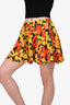 Loewe x Paula's Ibiza Orange Printed Mini Shorts Size S