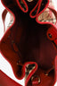 Burberry Red/Beige Haymarket Check Shoulder Bag