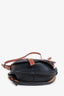 Loewe 2018 Black/Brown Grained Leather Small Gate Bag