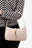 Saint Laurent 2021 Blanc Vintage Leather Le 5 A 7 Shoulder Bag