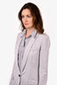 Smythe Grey Single Breasted Blazer Size 6